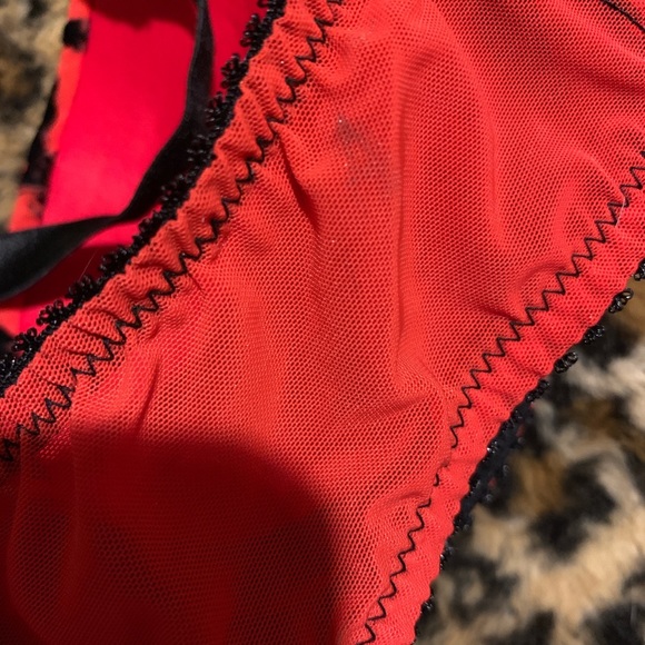 L’Agent / agent provocateur red leopard push-up bra 34B - Picture 2 of 4